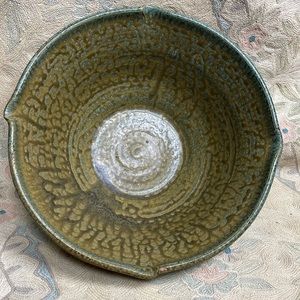 Signed Lantern Hill Pottery Large Bowl